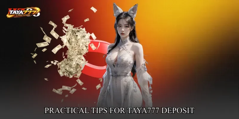 Practical Tips For TAYA777 deposit